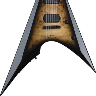 ESP E-II Arrow NT Electric Guitar - Nebula Blackburst Dent and Scratch image 2