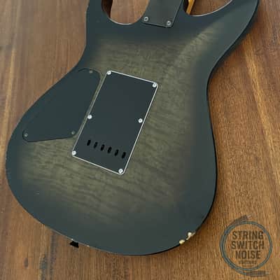 Fernandes HSS Super Strat, Quilted Army Green, MIJ, 1990s image 2