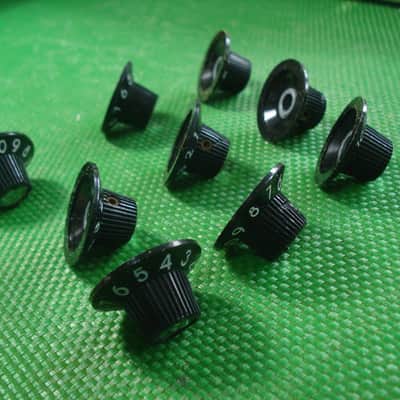 9 Vintage 1960's-1970's Fender Snowman 8 Knobs image 10