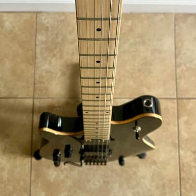 EVH Wolfgang WG Standard Quilted Maple Left-Handed Electric Guitar - Transparent Black w/ Gig Bag image 6