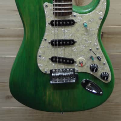 Jaku Limited Sour Apple Strat Style Electric Guitar image 2