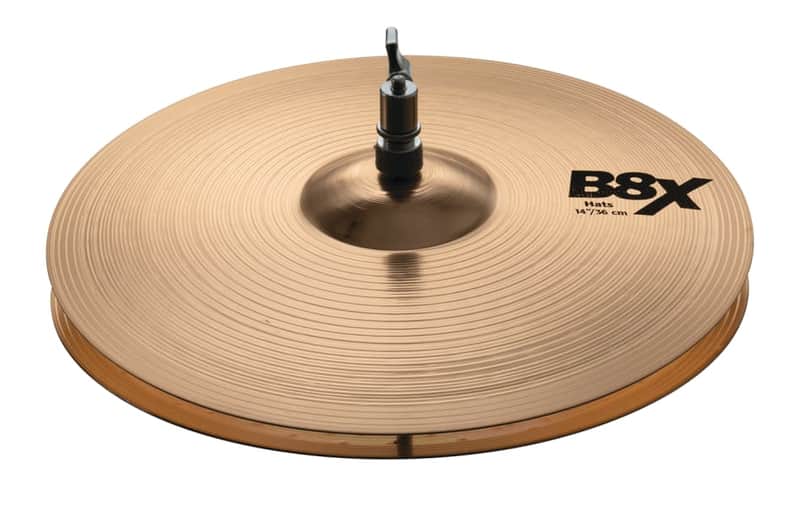 Sabian 41402X 14" B8X Hi-Hat Cymbals image 1