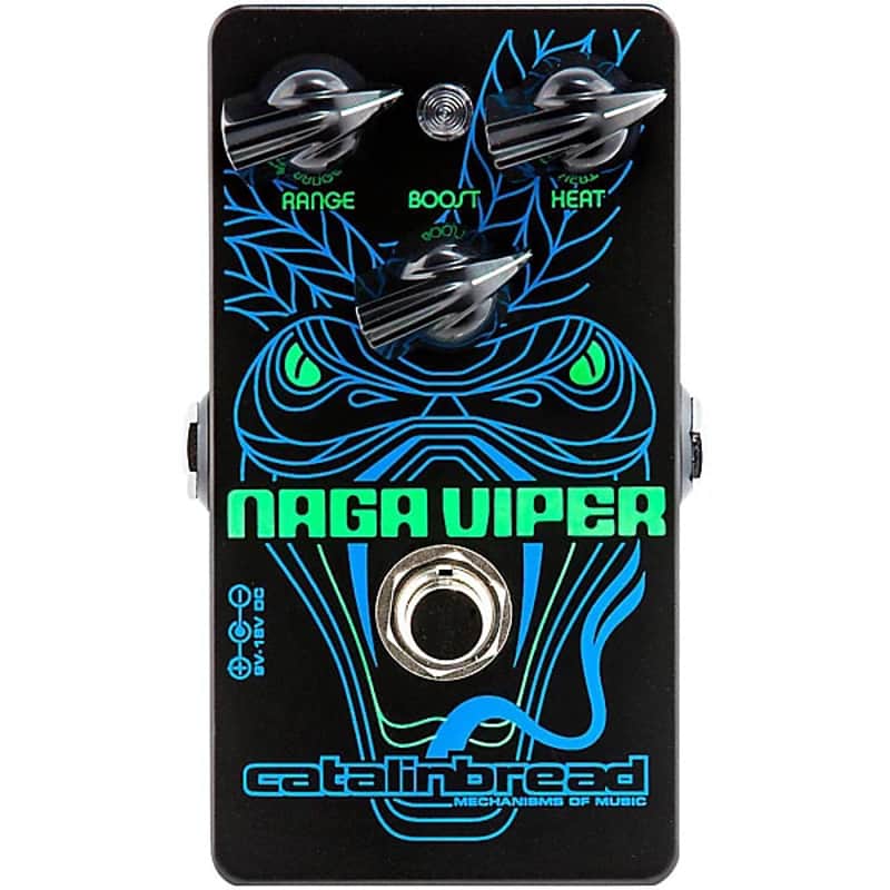 Catalinbread  Naga Viper (Treble Boost) Guitar Effects Pedal 2024 - BLACK image 1