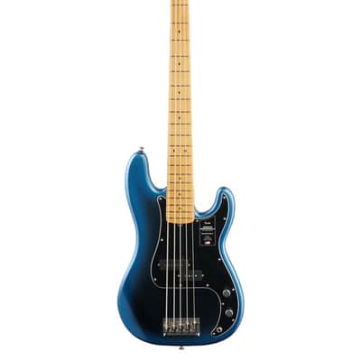 Fender American Pro II Precision Bass V 5-String Bass Maple Dark Night with Case image 2