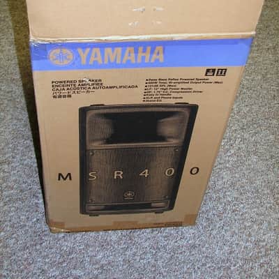 Yamaha MSR400 Black Powered Speakers  (Pair) image 4