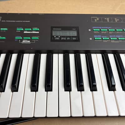 Yamaha DX21 Programmable Algorithm Synthesizer 1985 - Black. With Hard Case imagen 10