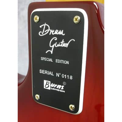 Burns Dream Electric Guitar w/Case Trans Cherry-Red image 8