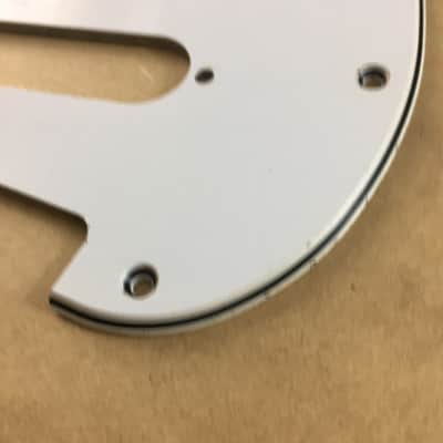 Lefty Vintage Spec Reissue 3-ply  Relic White Stratocaster Fender Pickguard Strat Aged Made in  USA image 3