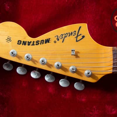 1994 Fender Japan MG69 ’69 Mustang Vintage White | MIJ | Tweed Case image 3