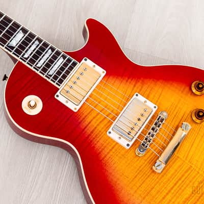 1998 Gibson Les Paul Standard Plus Limited Edition Flame Top Cherry Sunburst w/ 57 Classic PAFs & Case, Yamano image 7