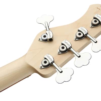 Sadowsky MetroLine 24-Fret Singlecut Vintage Bass 5 String, Red Alder Body, Natural Transparent Satin image 8