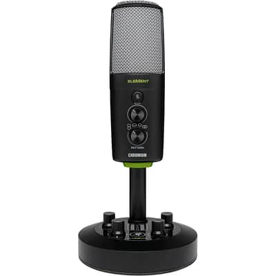 Mackie CHROMIUM Premium USB Condenser Microphone with Built-in 2-Channel Mixer image 1