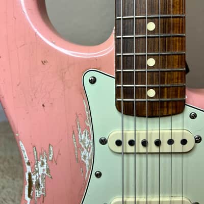 Fender Stratocaster Shell Pink Relic MJT image 4