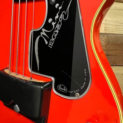 Wandre Davoli Mini Bass 1960's - Red image 5