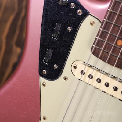 Fender Custom Shop '64 Jaguar Journeyman  Faded Aged Burgundy Mist Metallic image 11