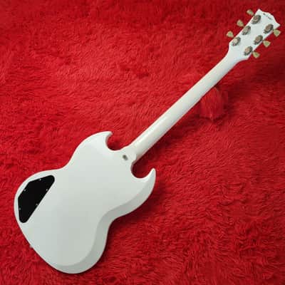 Super Rare 2015 Navigator N-SG Custom Order 3 Pickup SG Standard White - With Original Hard Shell Case - Made By ESP Technical House Custom Shop in Japan MIJ image 10