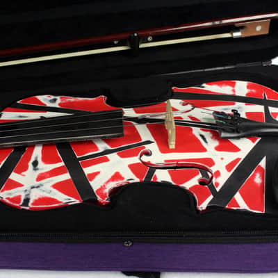 Custom Painted Unbranded 4/4 Violin - Painted Aged and Worn With New Case image 5