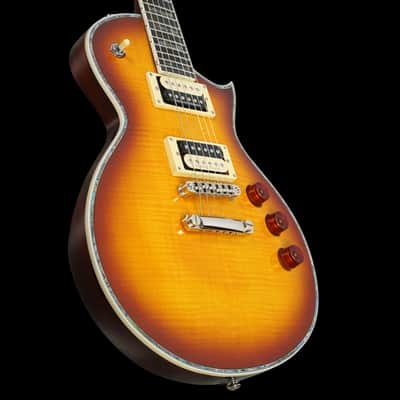 ESP LTD EC-1000 Deluxe, Amber Sunburst image 2