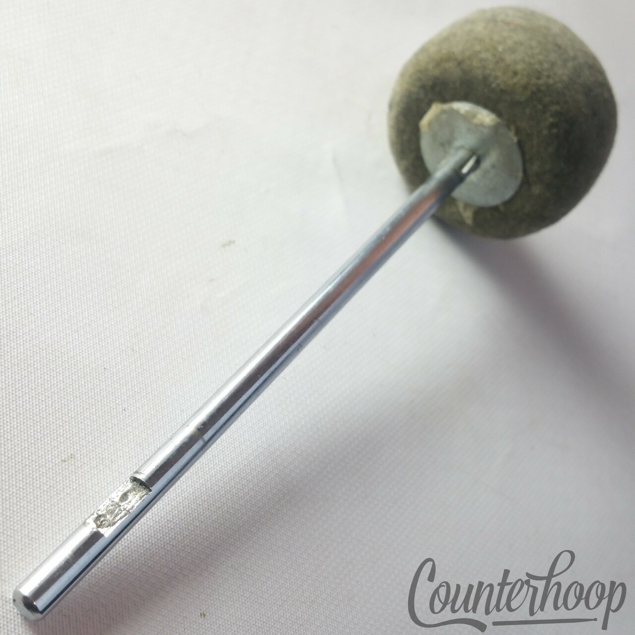 Premier? Bass Drum Pedal Beater Chrome Rod Felt Head Vintage 60s UK England — main photograph