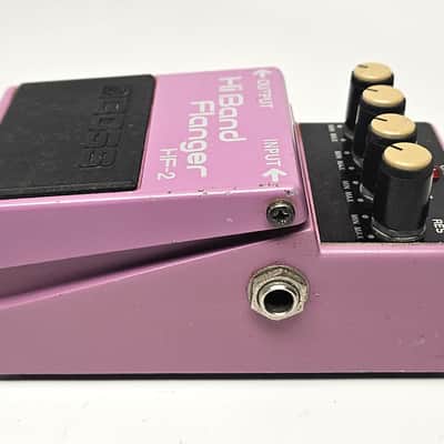 used Boss HF-2 Hi Band Flanger Green Label Made In Japan, Very Good Condition image 5
