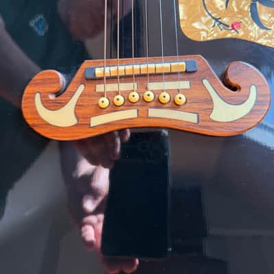 Epiphone EJ200CE Elvis Presley Signature Super Jumbo 1995 - 2000 - Black image 9