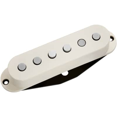 DiMarzio DP116AW HS-2 Stratocaster Pickup - Aged White / Nickel Pole Pieces image 3