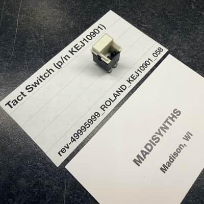ORIGINAL Roland Replacement Push/Tact Switch (KEJ10901) for Juno-60, JSQ-60, MSQ-100, EP-6060, EP-11, etc