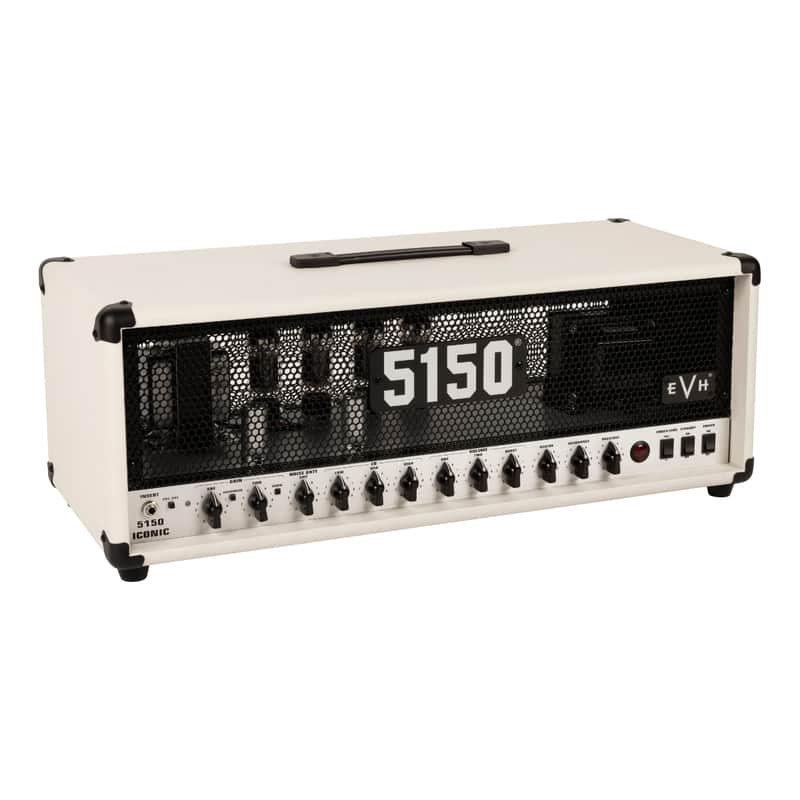 EVH 5150 Iconic 80-Watt 6L6 Tube Amp Head, Ivory image 1