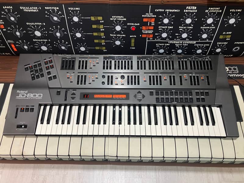 Roland JD-800 with original manuals, without red glue, just serviced image 1