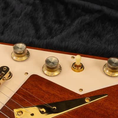 Dean USA Vengeance Pickguard Limited Edition Electric Guitar, Ebony Fingerboard, Mahogany Gloss Natural image 7