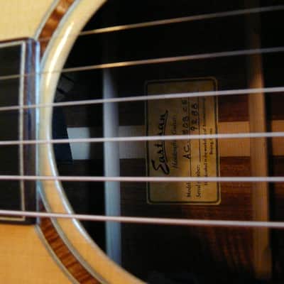 Eastman AC508CE Grand Concert 2011 w/Slotted Headstock Engelmann Spruce, Mahogany B & S  w/case image 10