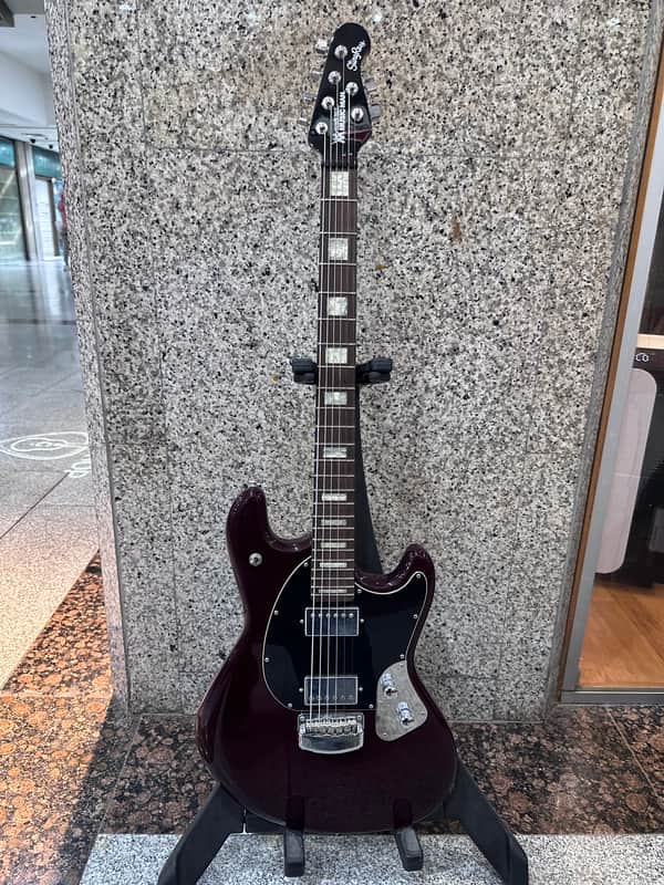 Ernie Ball Music Man BFR Baritone Stingray 2024 - Oxblood image 1