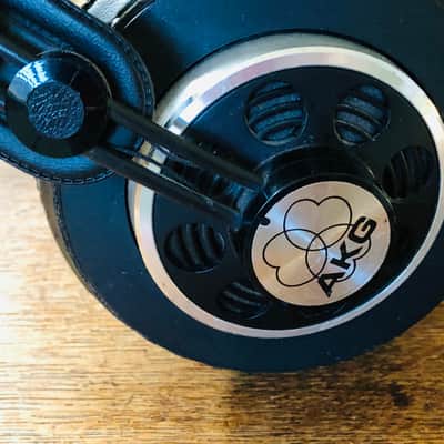 AKG K240 Semi-Open Back Studio Headphones 1990s - Black imagen 4
