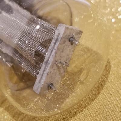 Western Electric ONE (1) 272A preamp triode tNOS AT1000 TESTED Vacuum Tubes mesh plate IOB Audio 1957 image 3