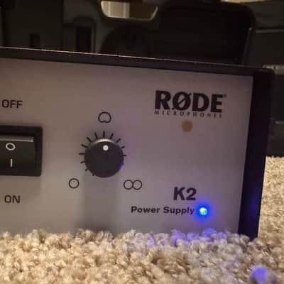 Immagine RODE K2 Large Diaphragm Multipattern Tube Condenser Microphone w/ NOS Valvo Tube - 4