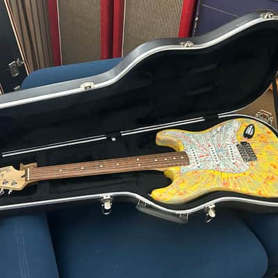 Fender Splattercaster Stratocaster 2003 Limited Edition Flame Neck OHSC image 1