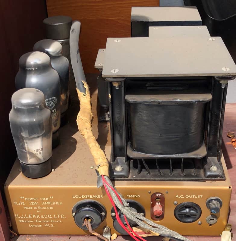 LEAK TL/12 Point One, TL12.1 Tube Amp, 1949, Bronze, Pristine! image 1