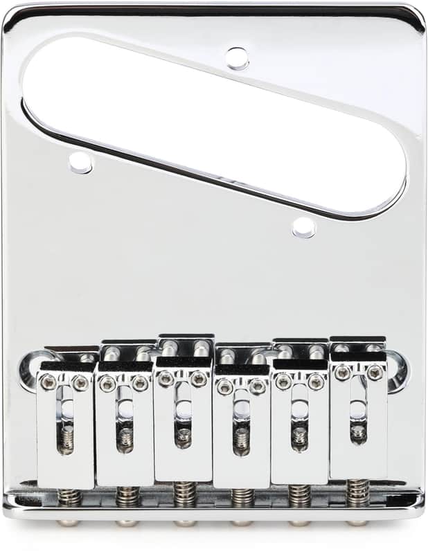 Gotoh GTC202 6-saddle T-style Bridge - Chrome image 1