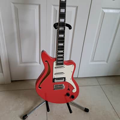 D'Angelico Premier Bedford SSH Fiesta Red image 1
