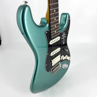2025 Fender American Professional Classic Stratocaster HSS – Faded Sherwood Green Metallic image 10