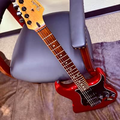 Fender Standard HSS Stratocaster with Rosewood Fretboard 2009 - 2017 - Candy Apple Red image 3