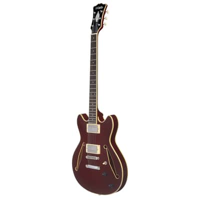 D'Angelico Excel Mini DC Tour Electric Guitar (Semi-Hollowbody - Wine) image 4