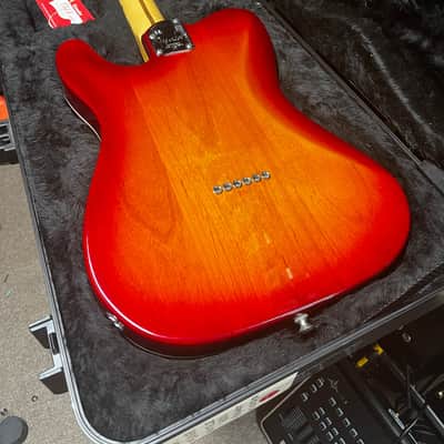 Fender American Deluxe Telecaster Aged Cherry Sunburst Electric Guitar - Used Very Good image 11