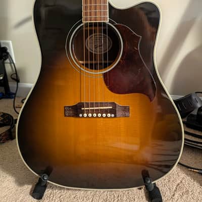 Gibson Hummingbird Pro 2009 Vintage Sunburst and Tonewood Amp image 1