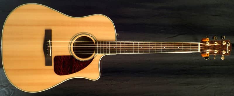 Fender CD220SCE Ash Burl Acoustic Electric Guitar Natural with