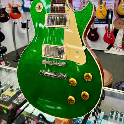 Gibson Custom Shop Wildwood Spec 1957 Les Paul Standard, Green Sparkle with Case image 5