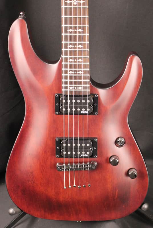 Schecter Omen 6 Electric Guitar Walnut Satin image 1