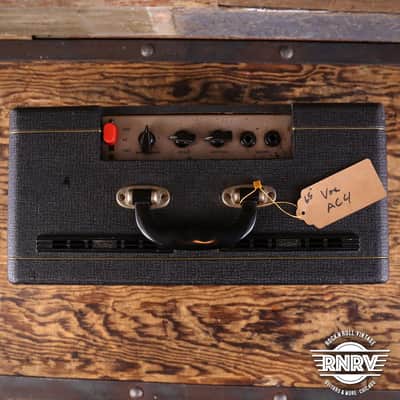 Vox AC-4 6-Watt 1x8" Guitar Combo 1965 Black with Black Diamond Cloth image 3