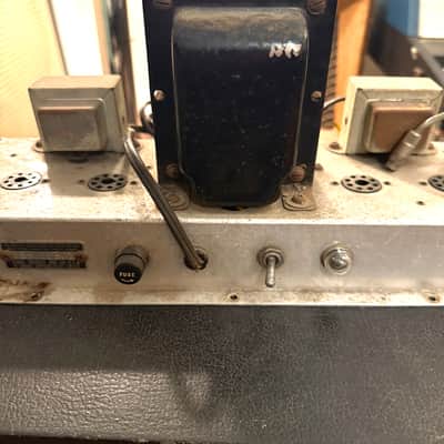 Airline Montgomery Wards Silvertone Chassis complete w transformers guitar amp 9006 image 5