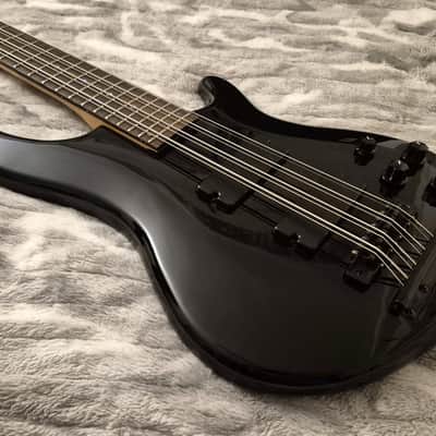Dean Edge 8 - 8-String Double Course Bass - Active - 2006 - Black Gloss image 3
